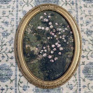 11x14 Roses by Vincent Van Gogh Vintage Floral Oval Framed Art inspired